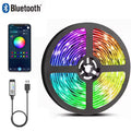 USB 5V LED Lights for TV with APP Control Flexible Ribbon Tape RGB5050 30leds/m TV LED Backlight Room Bedroom Decor Lighting