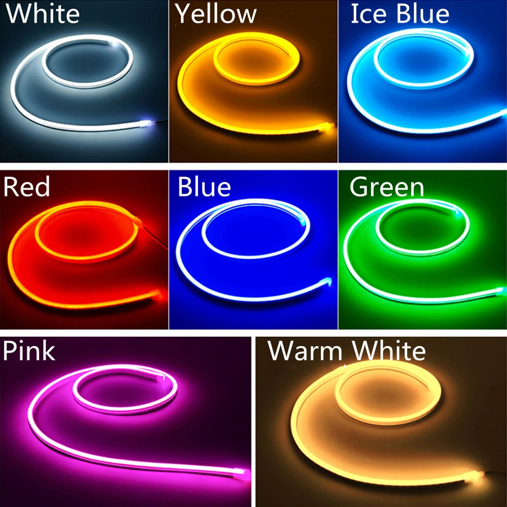 Neon Rope Light with 44keys Remote Control, USB LED Neon, 5V Flexible LED Strip Lights Color Changing Flexible Rope Lights