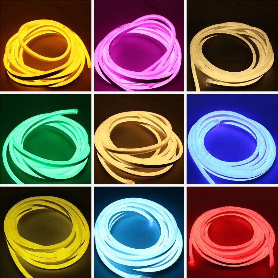 Neon Rope Light with 44keys Remote Control, USB LED Neon, 5V Flexible LED Strip Lights Color Changing Flexible Rope Lights