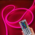 Neon Rope Light with 44keys Remote Control, USB LED Neon, 5V Flexible LED Strip Lights Color Changing Flexible Rope Lights
