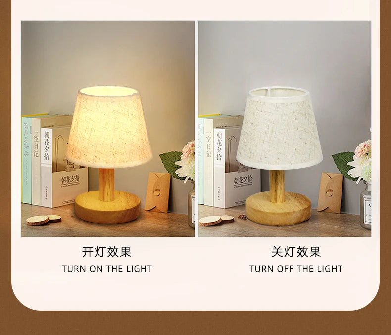Retro Table Lamp Cozy Decoration for Homestay Night Light Bedroom Lamps