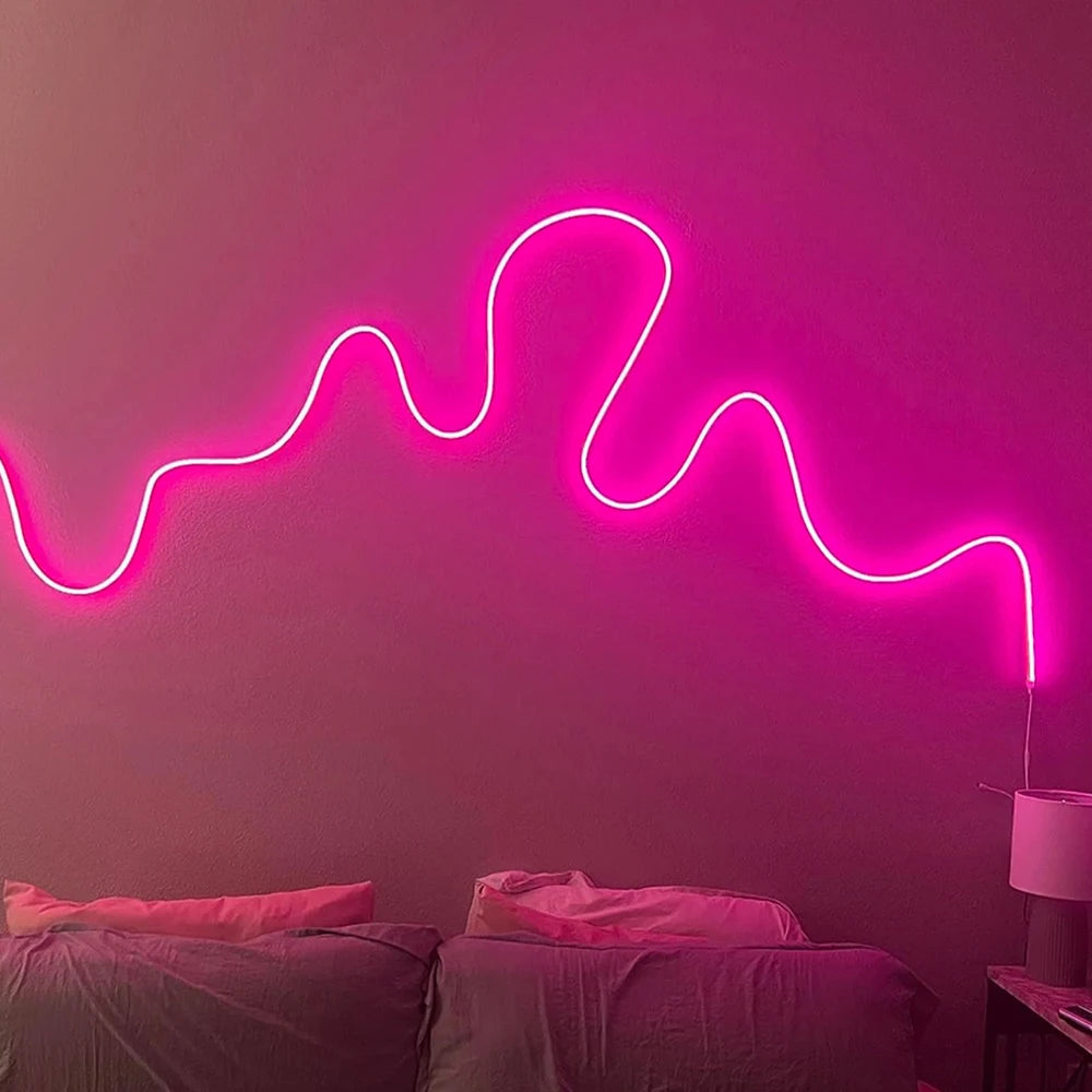 Neon Rope Light with 44keys Remote Control, USB LED Neon, 5V Flexible LED Strip Lights Color Changing Flexible Rope Lights