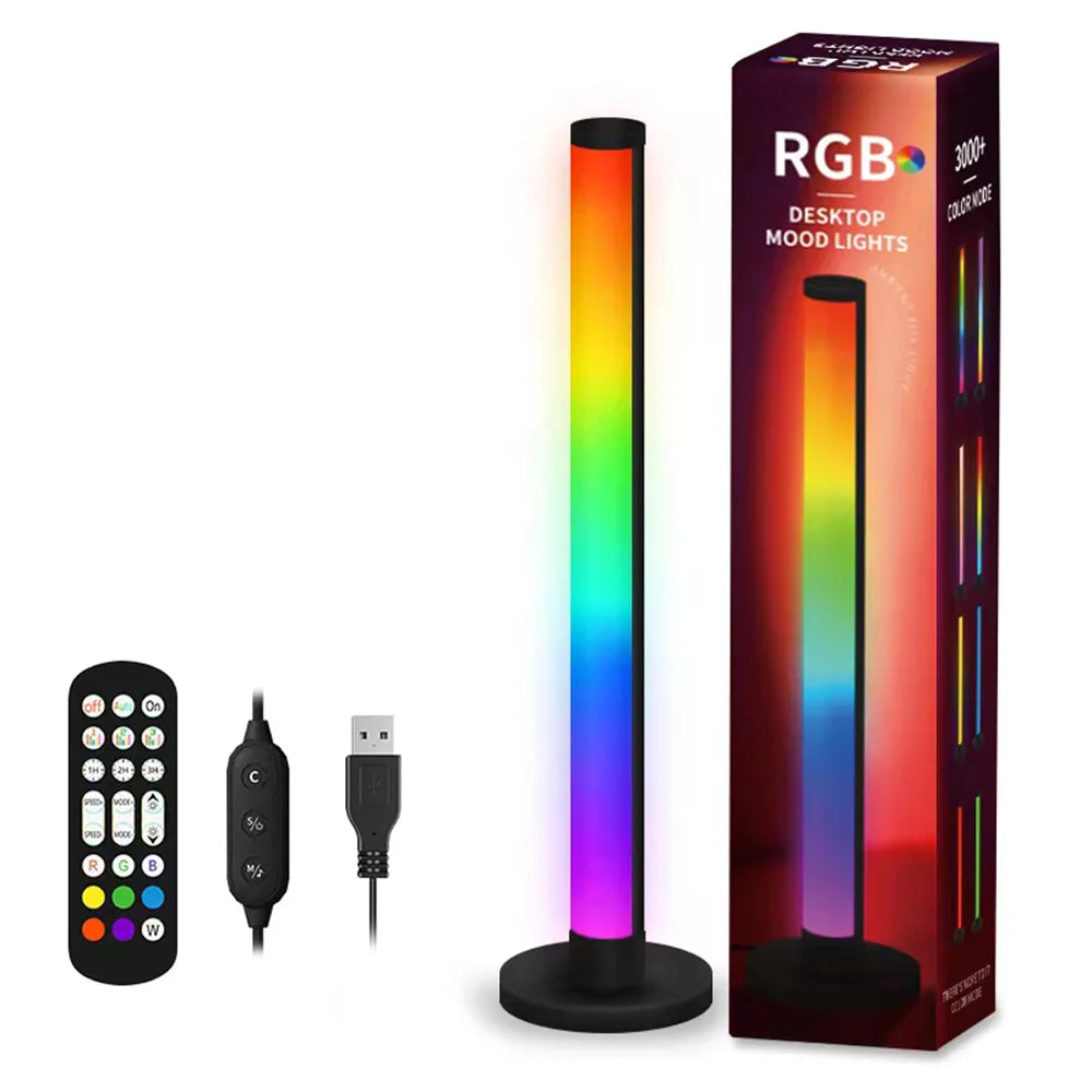 Smart LED Light Bars RGB App and Remote Control 16 Million Colors Sync Music Timer TV Backlights USB Rhythm Ambient Pickup Lamps