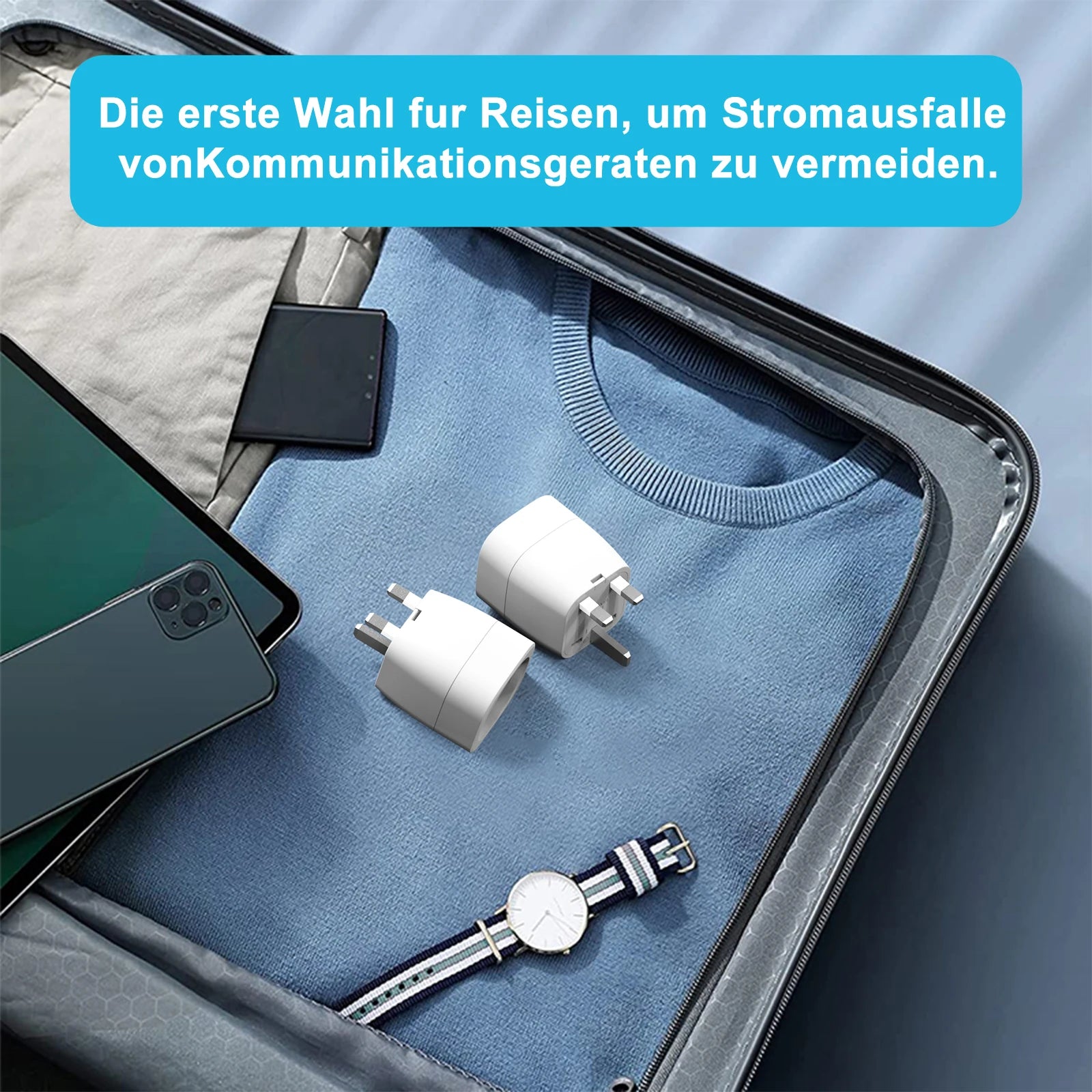 2pcs EU To UK Plug Adapter England Travel Plug European to UK Power Converter Adapter Wall Socket for England, Ireland, UK